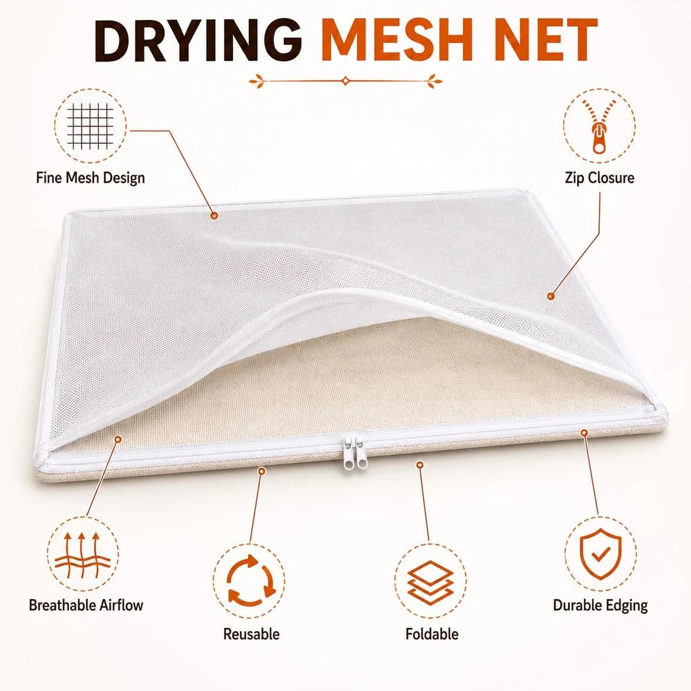 Foldable Mesh Food Drying Mat for Sun Drying