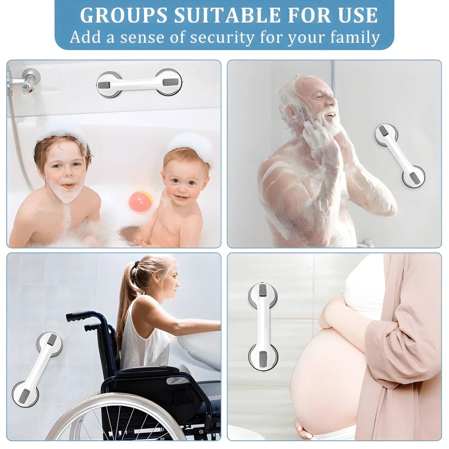 Safety Suction Cup Multipurpose Handle