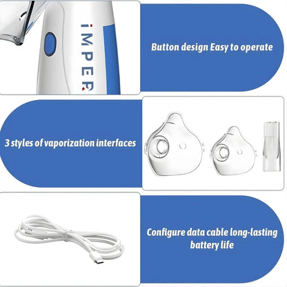 Portable Mesh Nebulizer & Humidifier for Baby & Adults