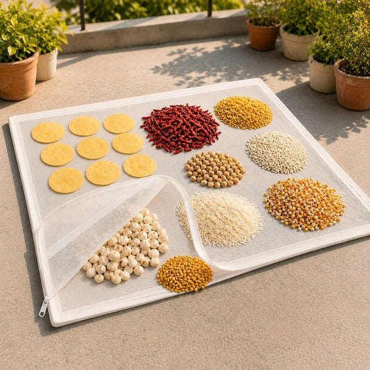 Foldable Mesh Food Drying Mat for Sun Drying
