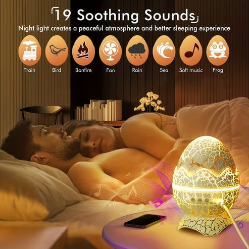 Dinosaur Night Light Projector for Kids with Timer & Remote Control