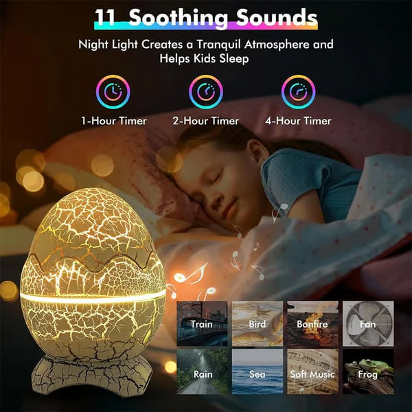Dinosaur Night Light Projector for Kids with Timer & Remote Control